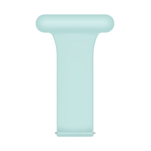 Silicone Nurse Fob, light green, without a watch, 3/4 front view