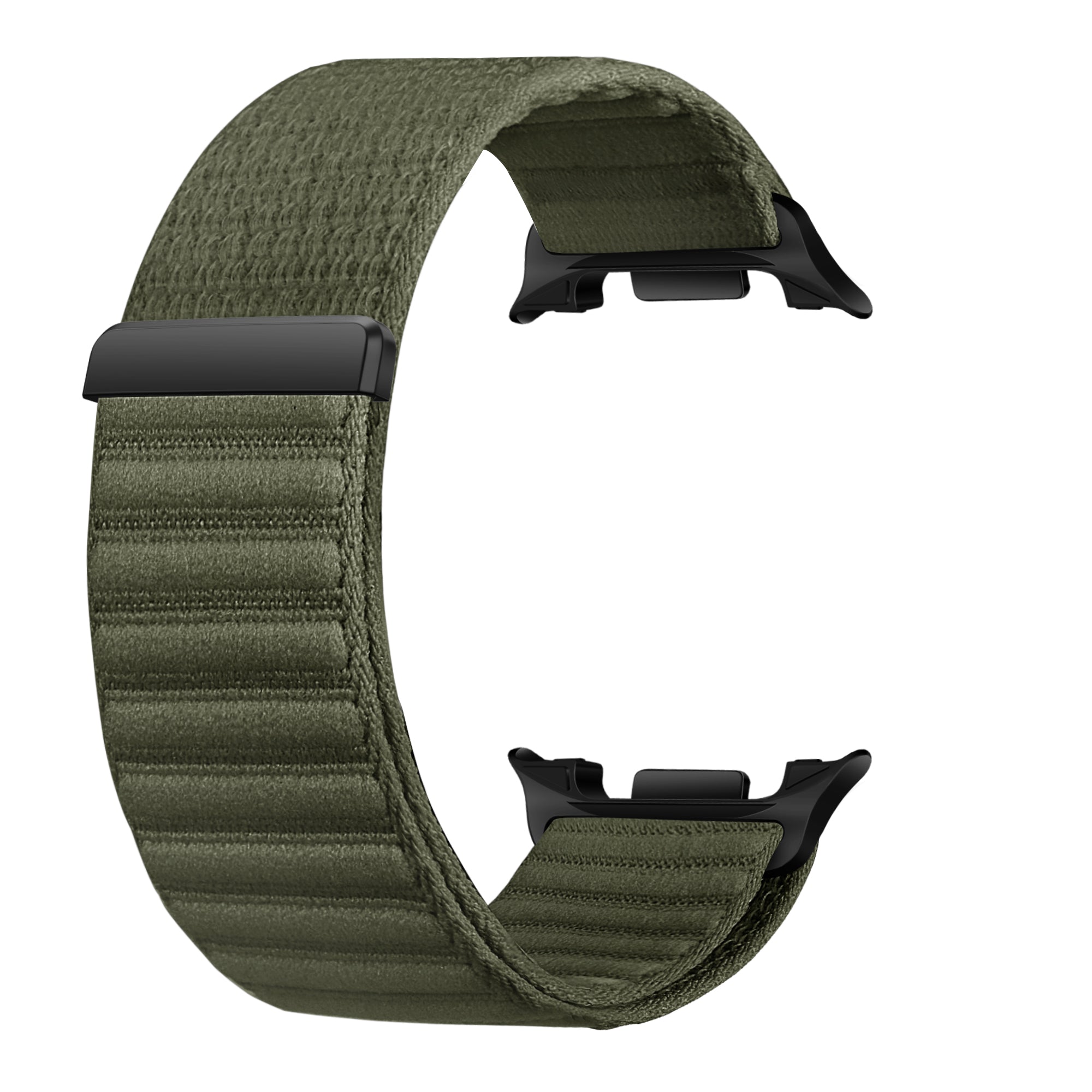 Bracelet nylon Wave Samsung Galaxy Watch 8 - 44mm (vert foncé)