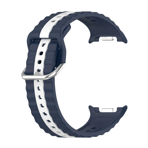 Bracelet sport duo Samsung Galaxy Watch 8 - 40mm (bleu/blanc)