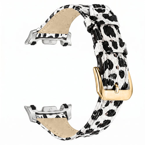 Bracelet cuir Samsung Galaxy Watch 8 Classic (léopard)