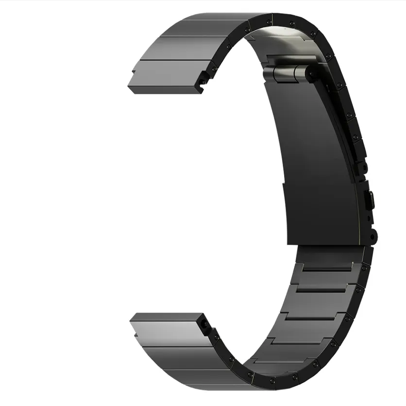 Bracelet titane 'Deluxe' Gard Pro Health Smartwatch 2+ (noir)