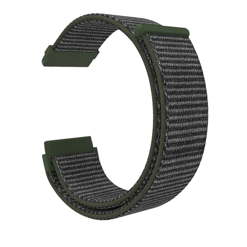 Bracelet nylon Fitbit Versa 3 (gris-vert)