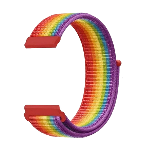 Fitbit Sense Nylon Strap (Rainbow)