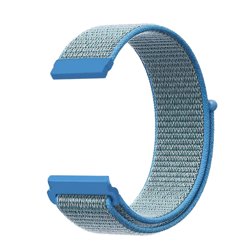 Bracelet nylon Fitbit Versa 3 (bleu clair)