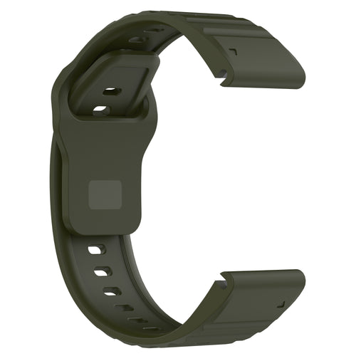 Bracelet silicone outdoor Garmin Tactix 7 Pro (vert armée)