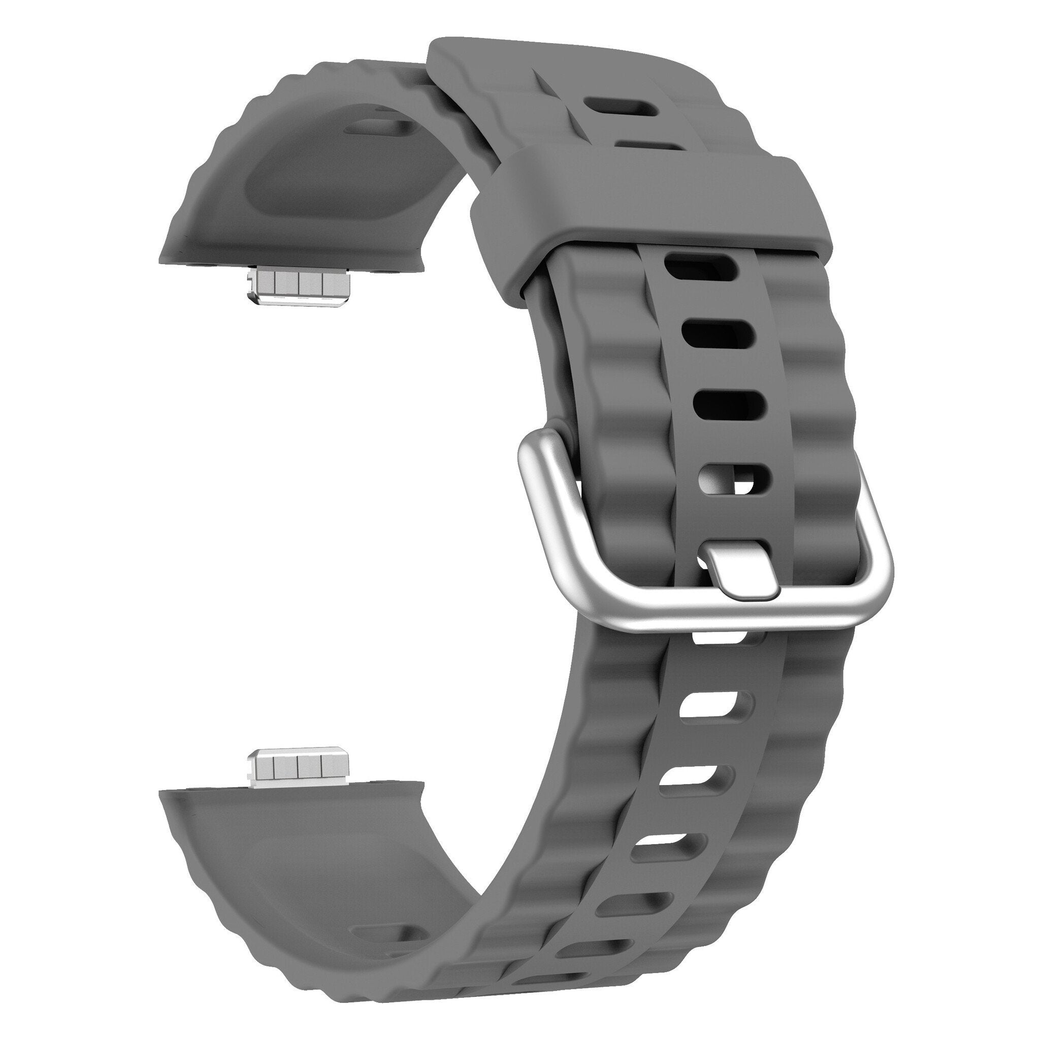 Bracelet silicone Classic Huawei Watch Fit 4 (gris foncé)