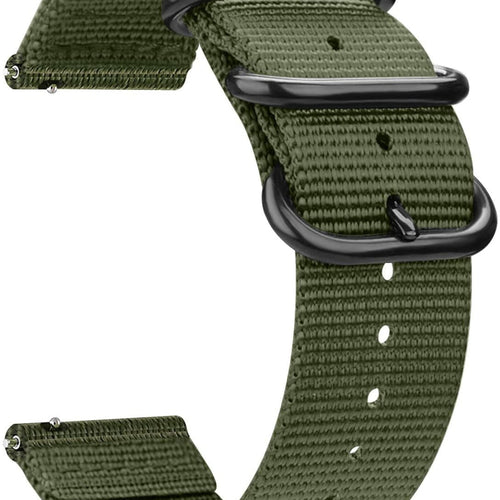 Bracelet nylon avec boucle Amazfit Active 2 (vert)