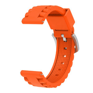 Nomad Bracelet silicone ondulé Coros (orange)