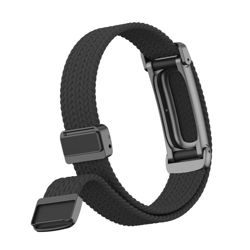 Bracelet tressé avec boucle en D Fitbit Air (noir)