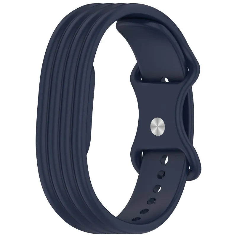 fitbit air silicone band dark blue