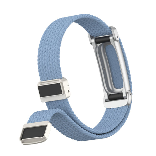 Bracelet tressé avec boucle en D Fitbit Air (bleu brume)