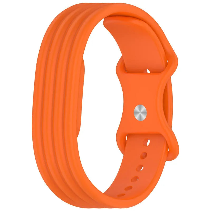 fitbit air silicone band orange