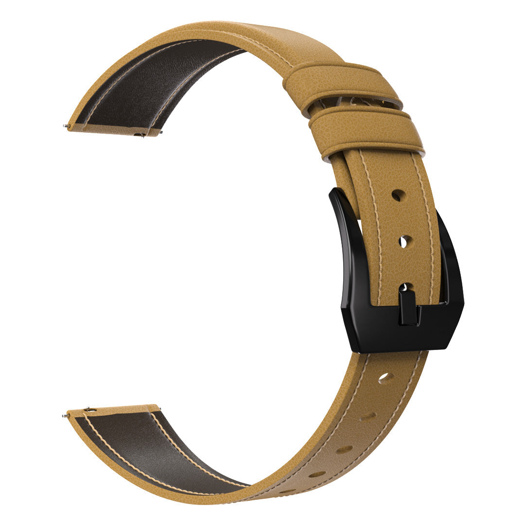 Bracelet cuir Amazfit Balance 2 (beige)