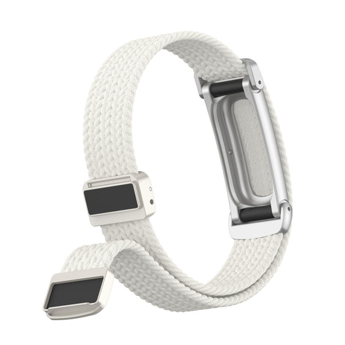 Bracelet tressé avec boucle en D Fitbit Air (lumière stellaire)