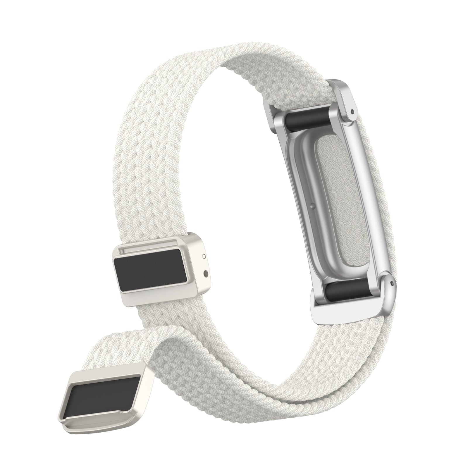 Bracelet tressé avec boucle en D Fitbit Air (lumière stellaire)