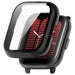 Coque rigide avec verre Amazfit Active (noir)