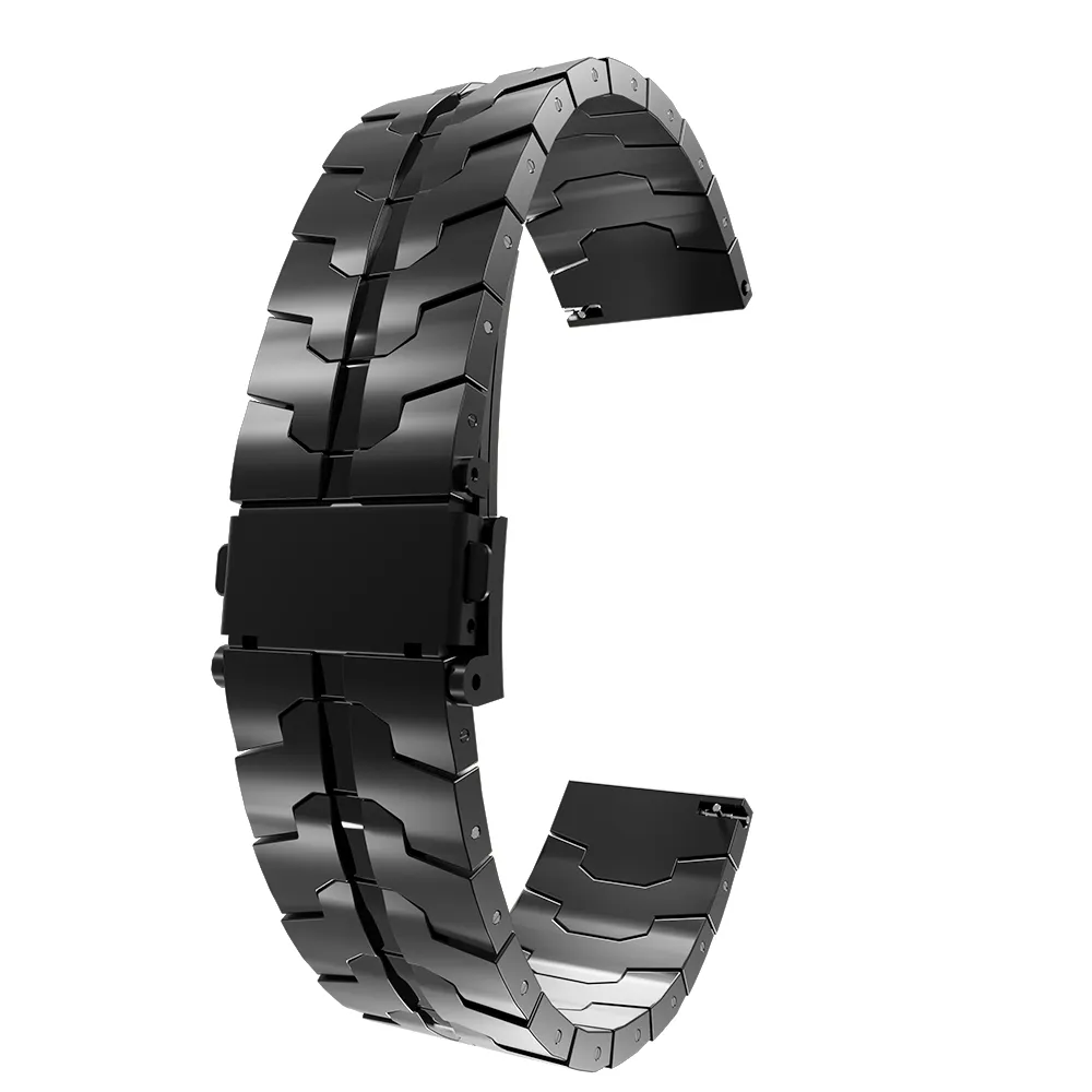Steel Iron Strap, black, without a watch, 3/4 front view