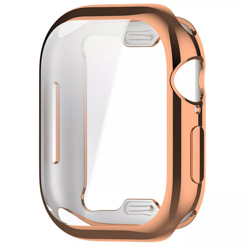 Coque TPU Apple Watch 10 & 11 - 42mm (rose doré)