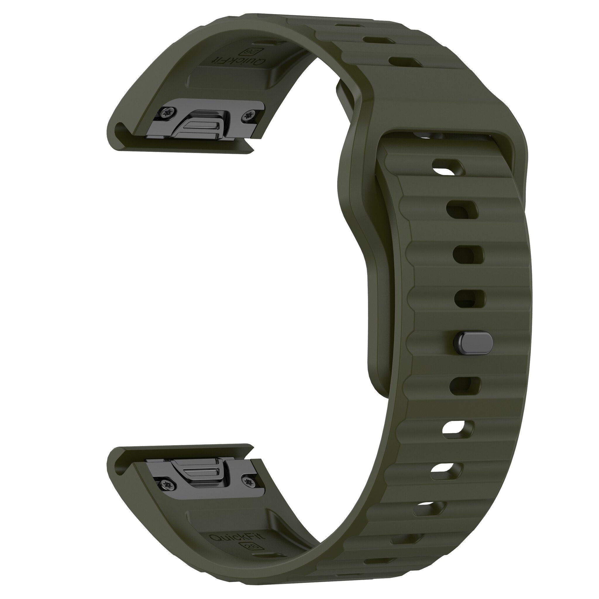 Garmin Descent MK3i - 51mm Outdoor Silicone Strap (Army Green)