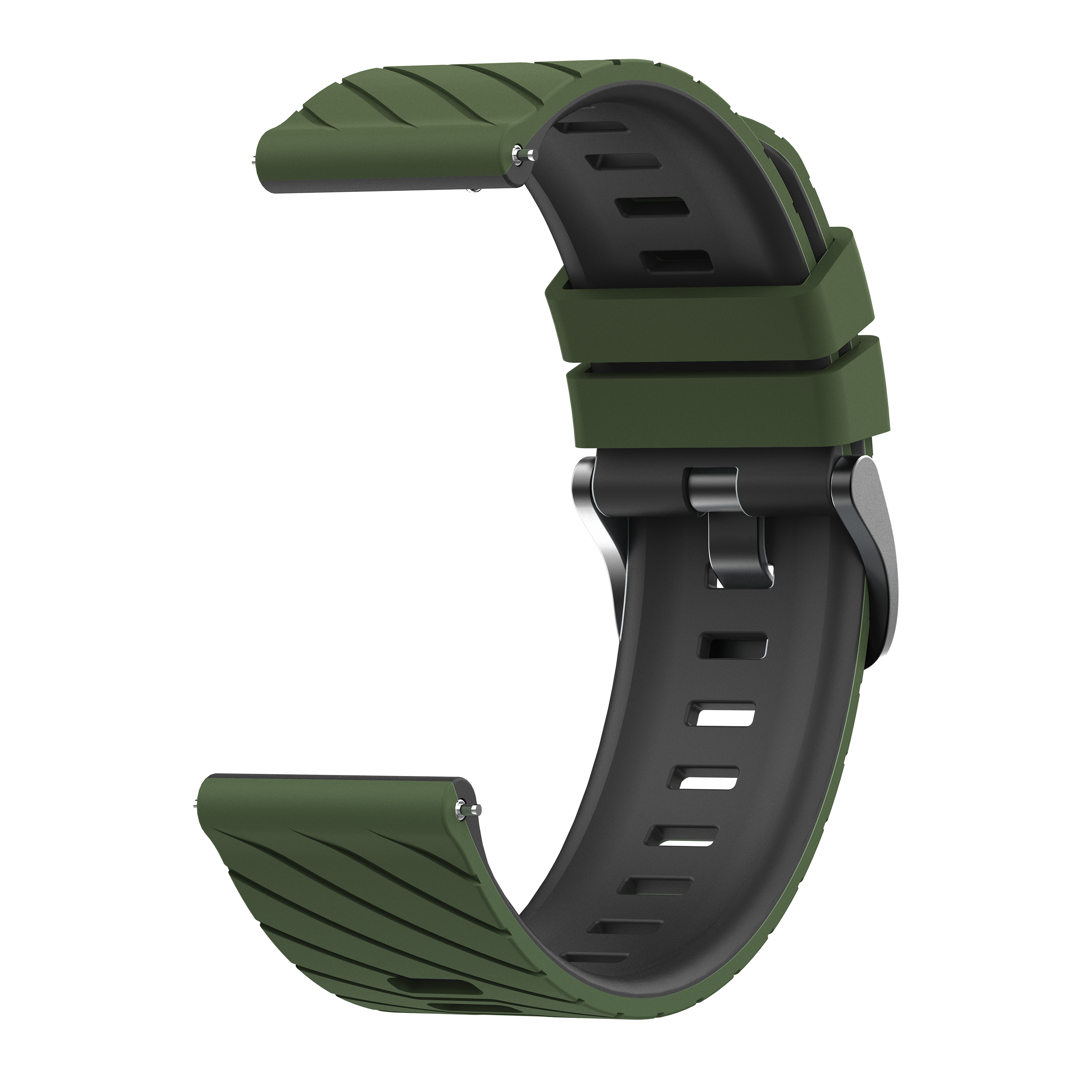 Bracelet sport tissé Xiaomi Mi Watch (vert/noir)