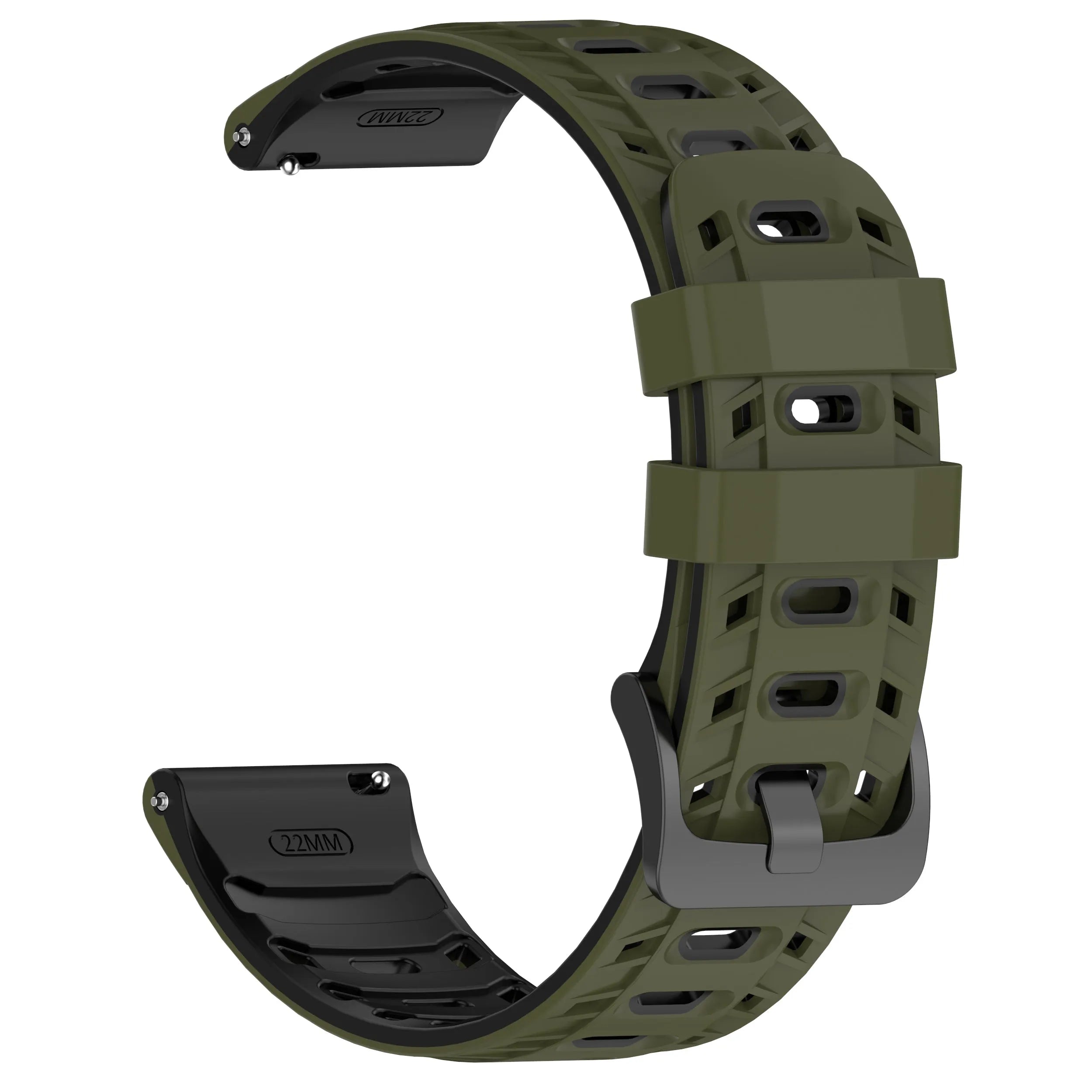 Polar Vantage V3 Mecha Sport Strap (Green/Black)