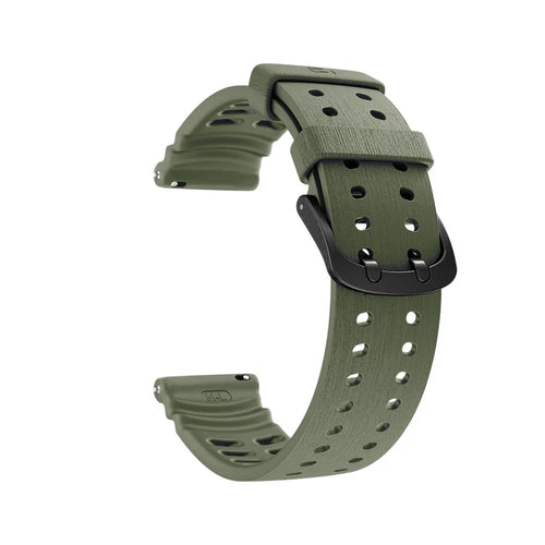 Bracelet silicone grain Polar Vantage M3 (vert armée)