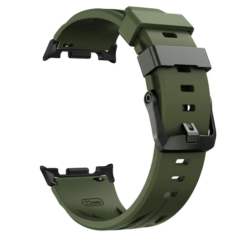 Bracelet silicone race Samsung Galaxy Watch 9 - 44mm (vert militaire)