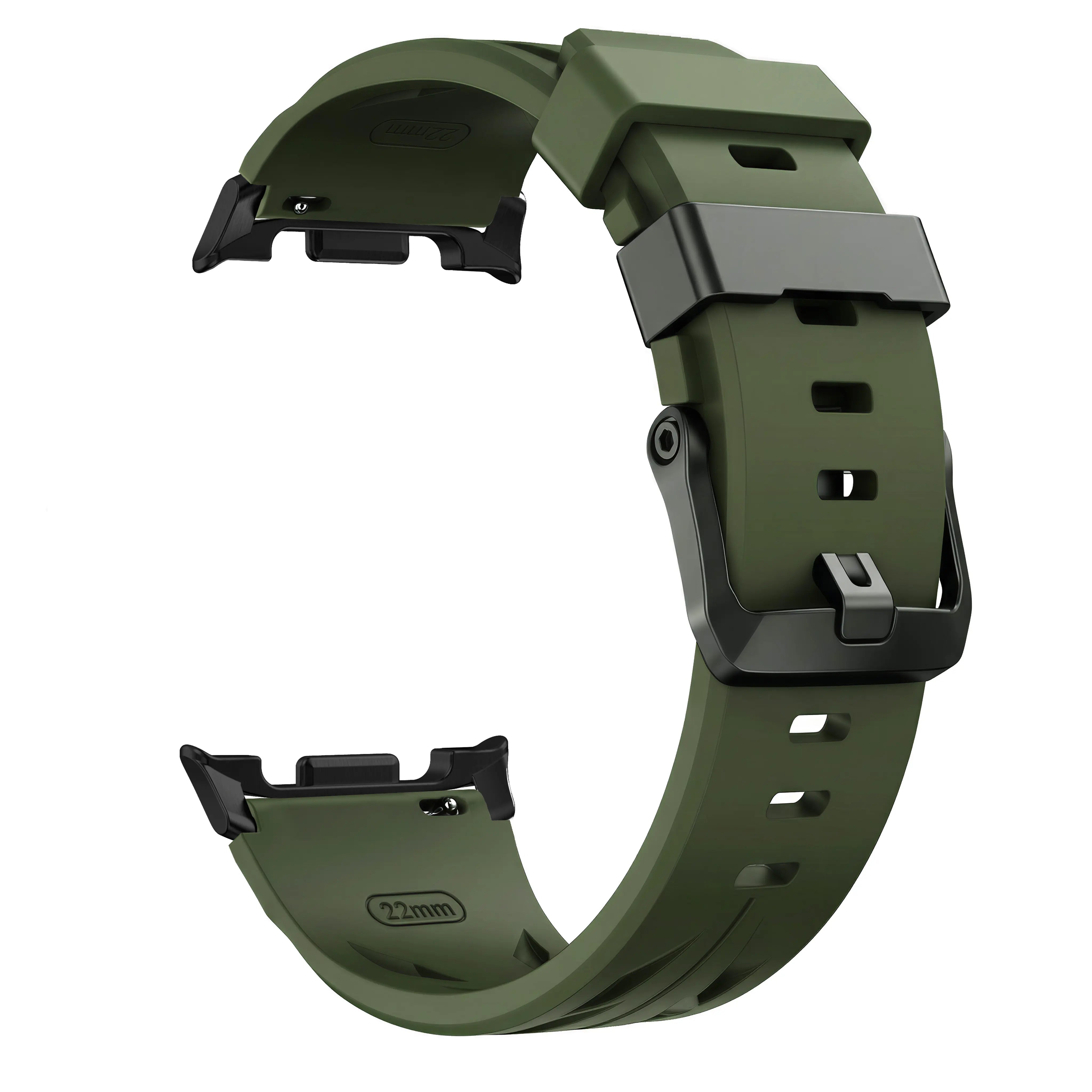 Samsung Galaxy Watch 9 - 44mm Race Silicone Strap (Army Green)