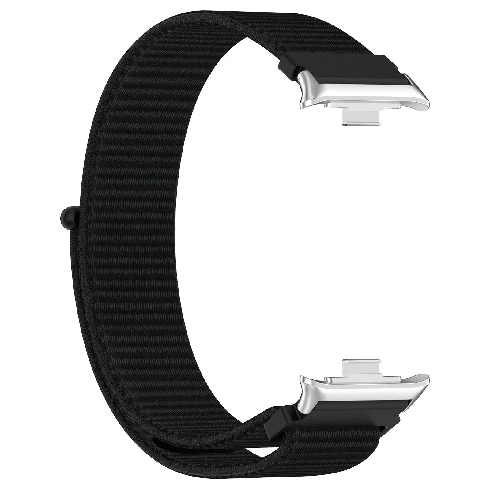 Nylon Strap, black, without a watch, 3/4 front view