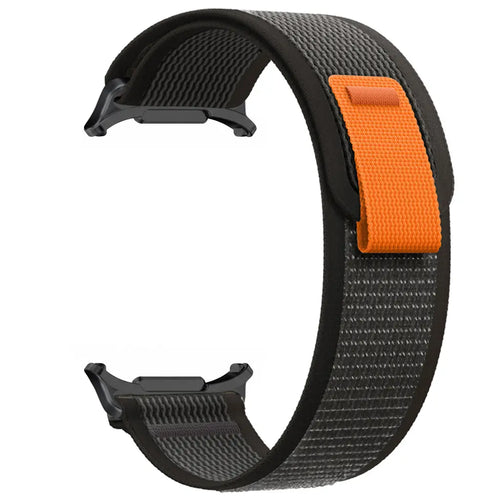 Trail Nylon Strap, black, without a watch, 3/4 front view