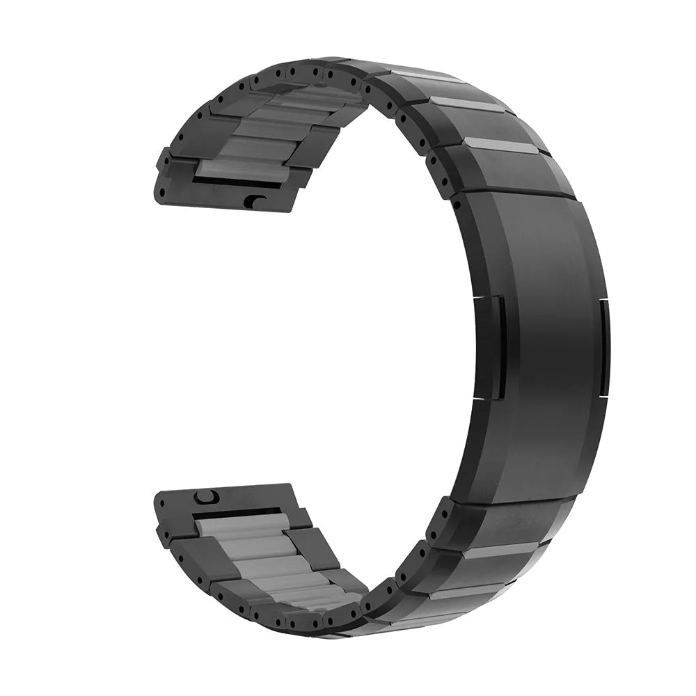 Bracelet acier hybride 'One Push' Gard Pro Health Smartwatch 3 - 48mm (noir/gris)
