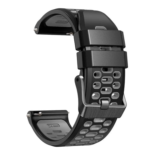Nomad Bracelet sport avec boucle Coros (noir/gris)