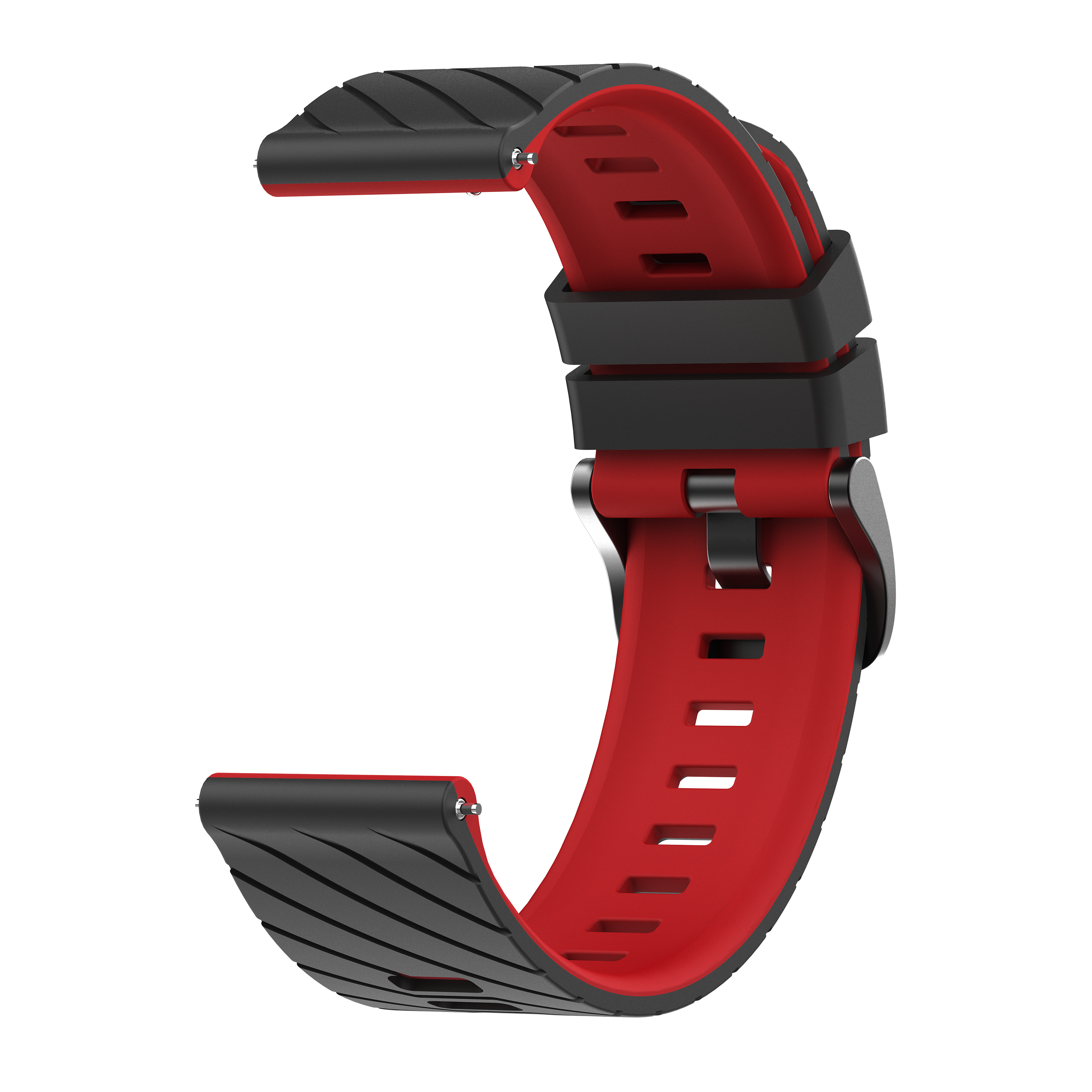 Bracelet sport tissé Xiaomi Mi Watch (noir/rouge)