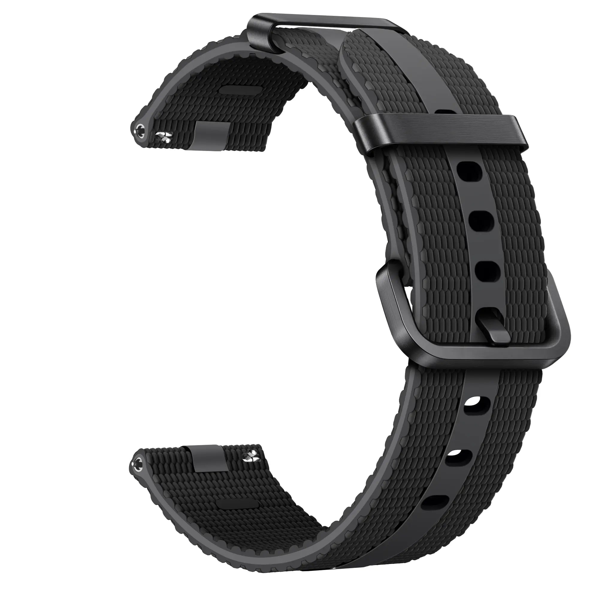 Huawei Watch GT 3 Pro - 43mm Silicone Active Strap (Black)