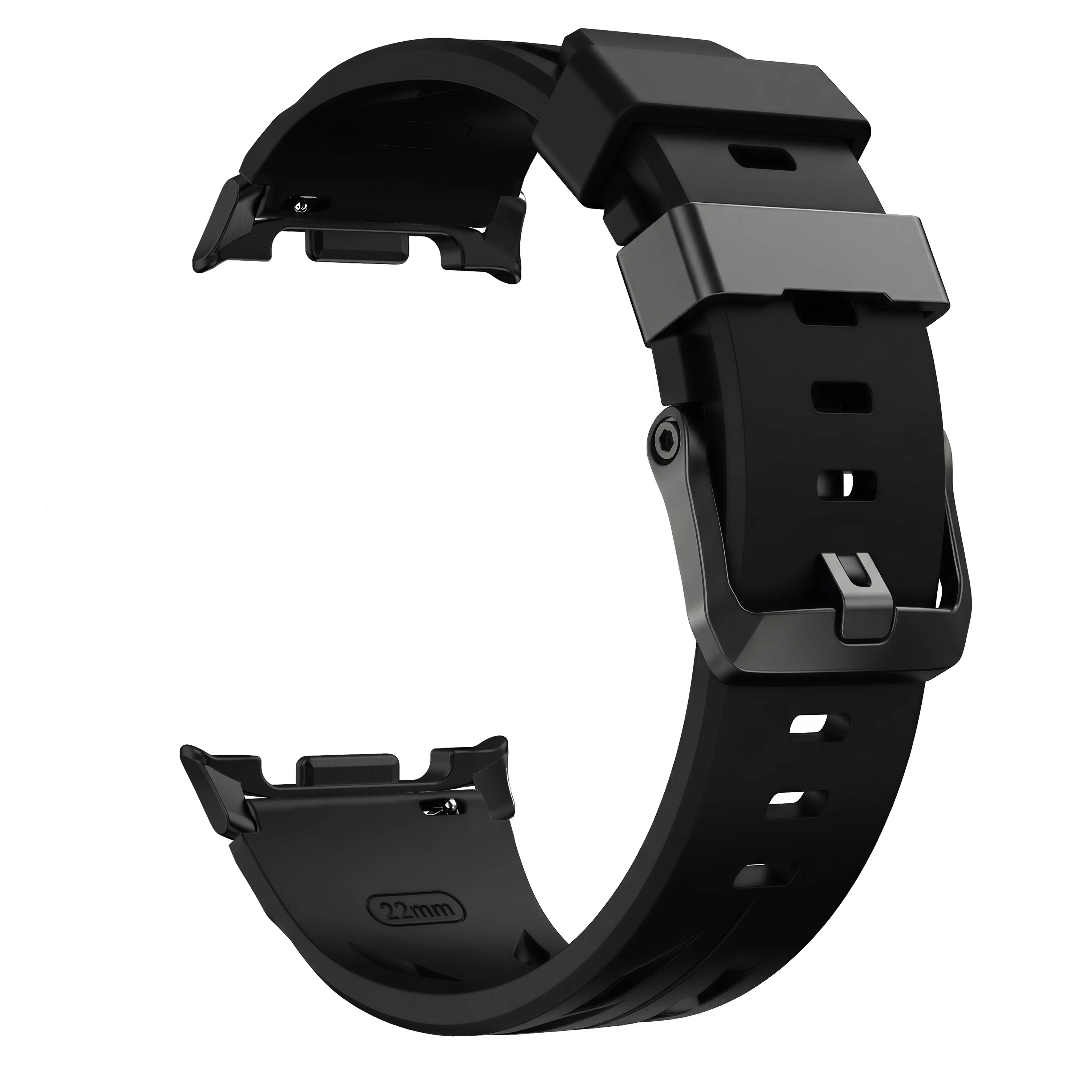 Samsung Galaxy Watch 9 - 44mm Race Silicone Strap (Black)