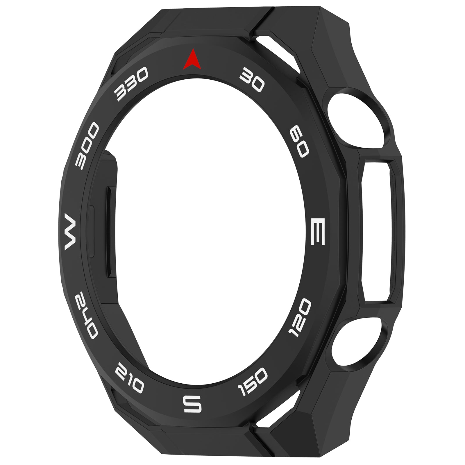 Coque PC avec verre Huawei Watch Ultimate 2 (noir)