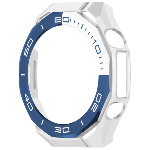 Coque PC avec verre Huawei Watch Ultimate 2 (blanc/bleu)