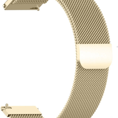 Bracelet montre milanais 20mm - universal (champagne)