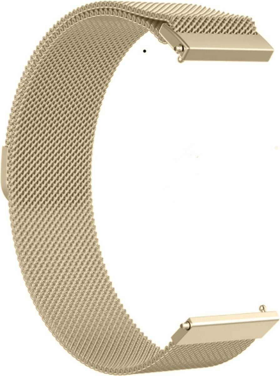 Bracelet montre milanais 20mm - universal (champagne)