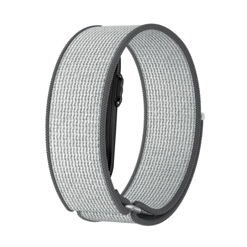 Bandz Bracelet nylon pour biceps Garmin Cirqa (gris/blanc)
