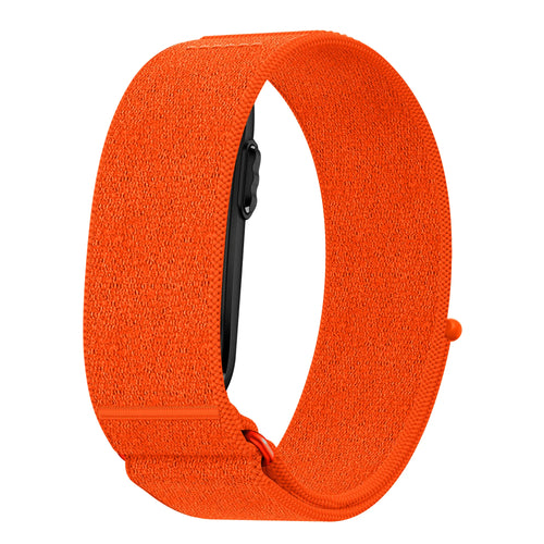 Nylon Strap 'Classic', orange, without a watch, 3/4 front view