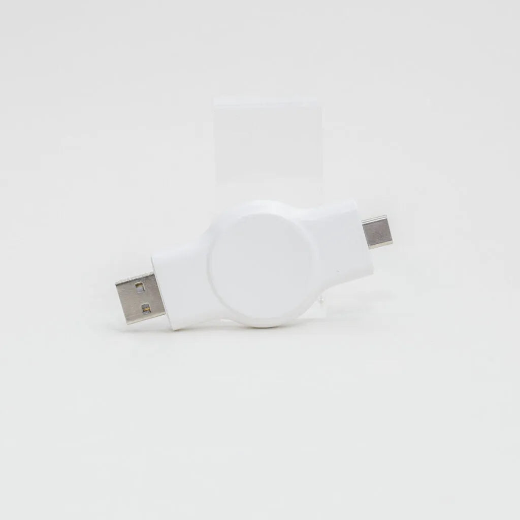 Apple Watch Mini Charger with USB-A & USB-C Connector