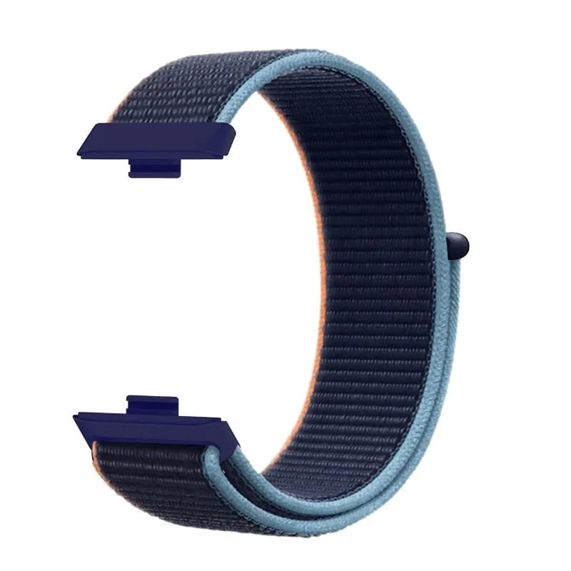 Nylon Strap, dark blue, without a watch, 3/4 front view