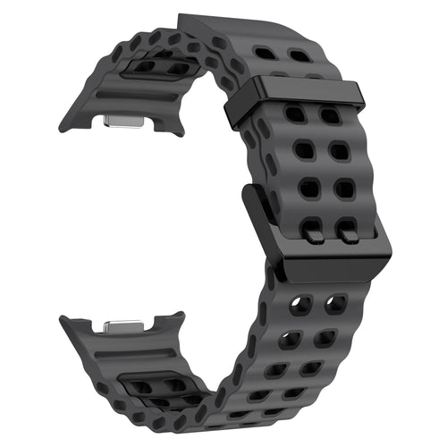 Bracelet Ocean Samsung Galaxy Watch 8 Classic (gris foncé/noir)