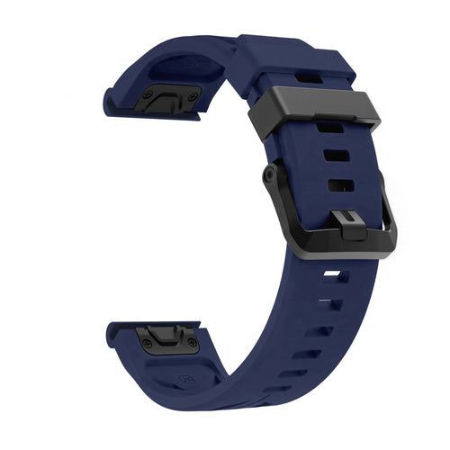 Garmin Fenix E Race Silicone Strap (Dark Blue)