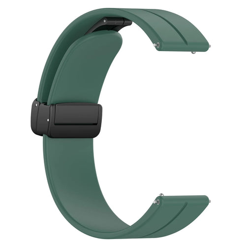 Bracelet silicone avec boucle Amazfit Bip 3 (Pro) (vert foncé)