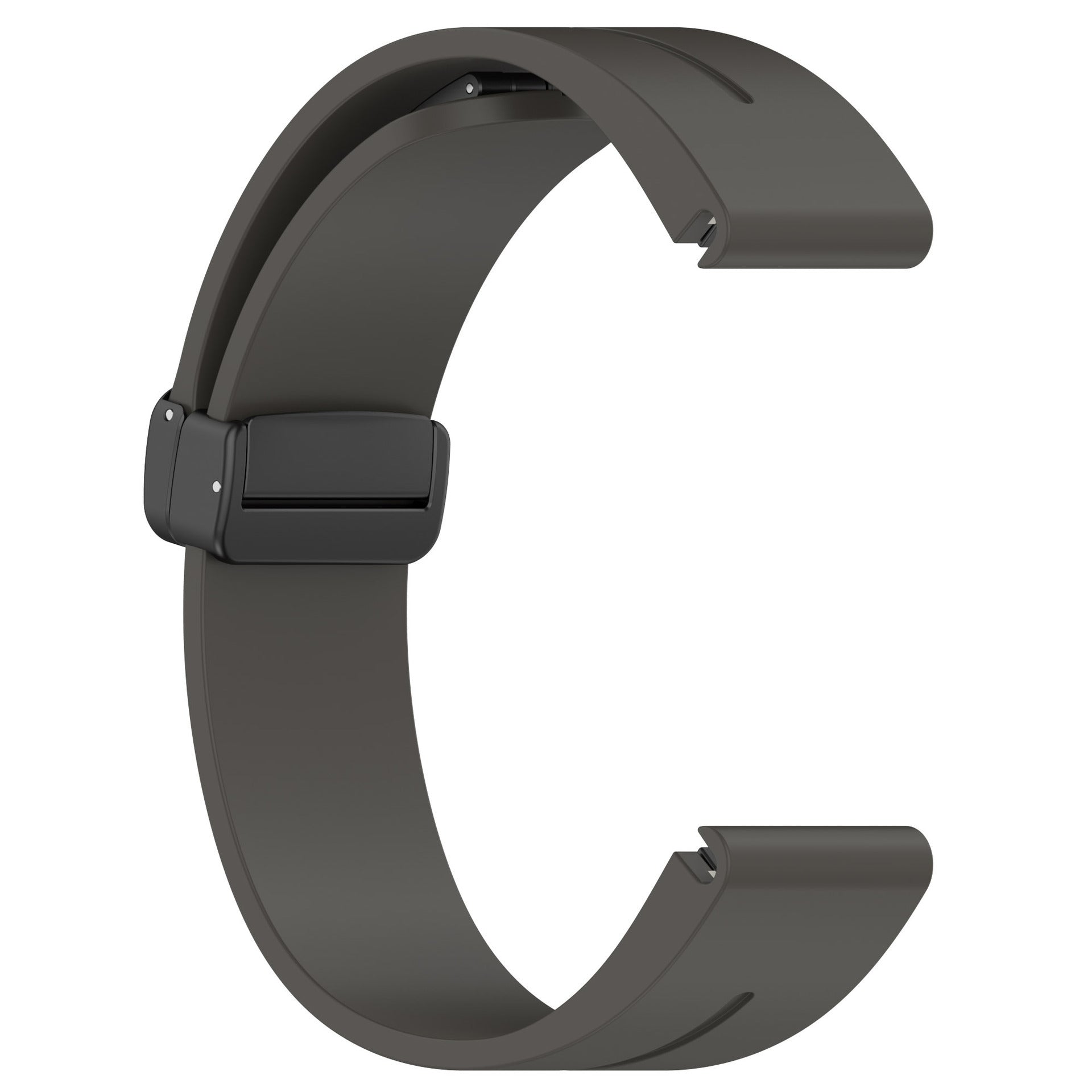 Bracelet silicone avec boucle-D Garmin Descent G2 (gris foncé)