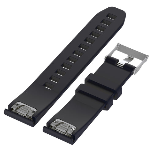 Bracelet silicone brillant Garmin Approach S70 - 42mm (bleu foncé)
