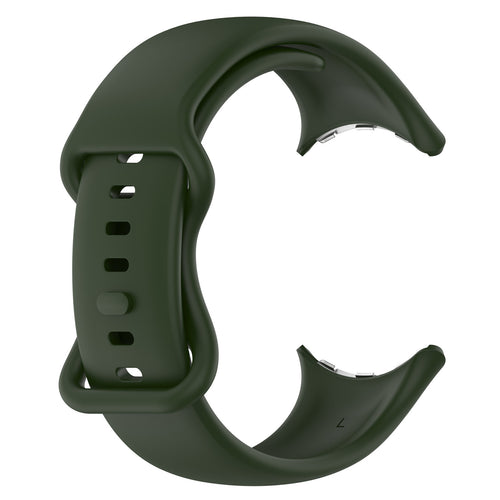 Google Pixel Watch 5 - 41mm Silicone Classic Strap (Dark Green)