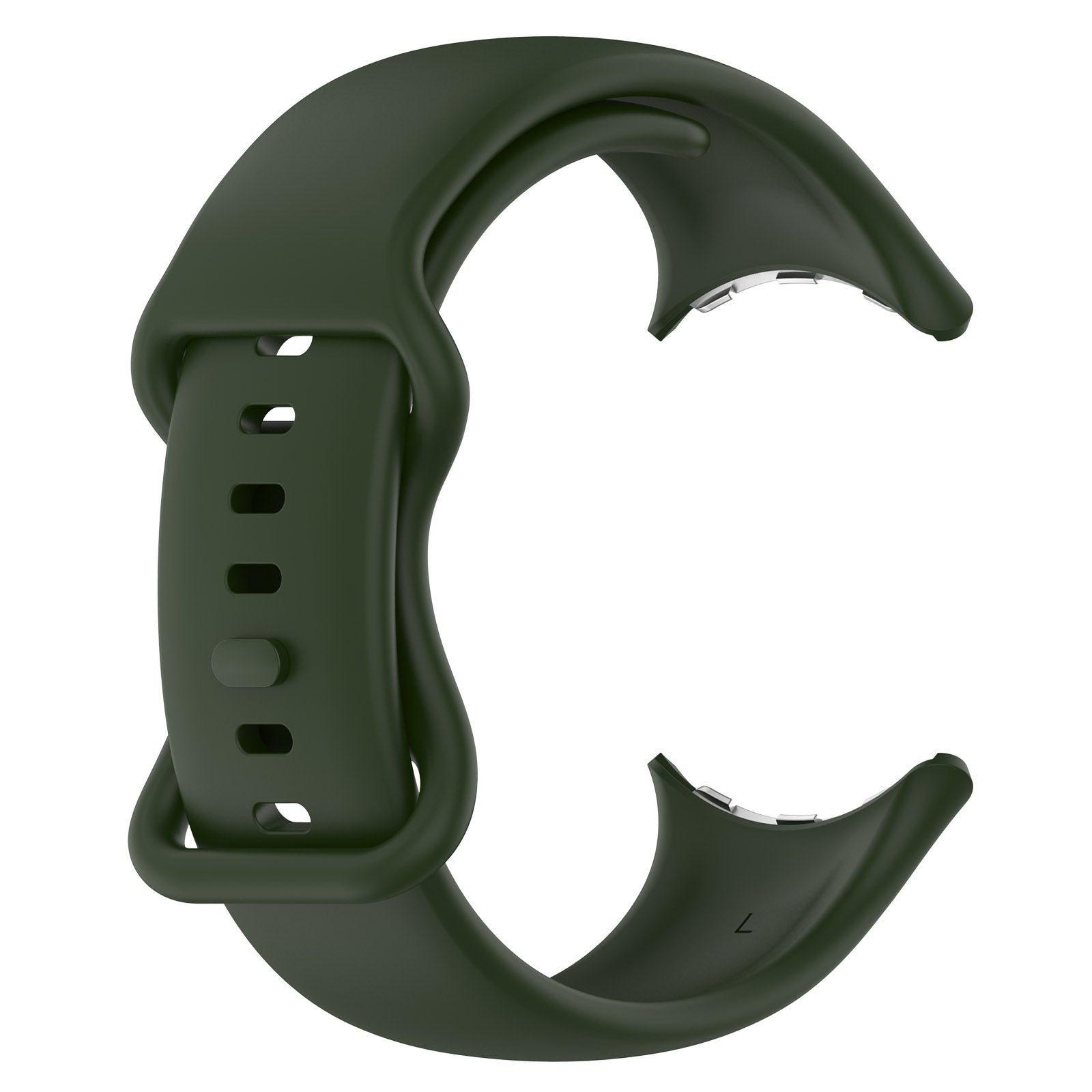 Bracelet silicone classique Google Pixel Watch 4 - 41mm (vert foncé)